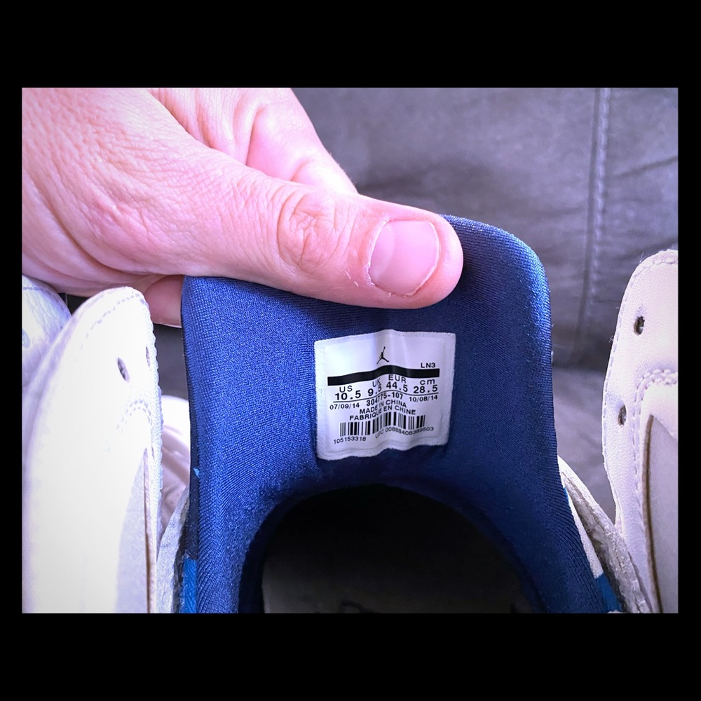 French blues Jordan 7s